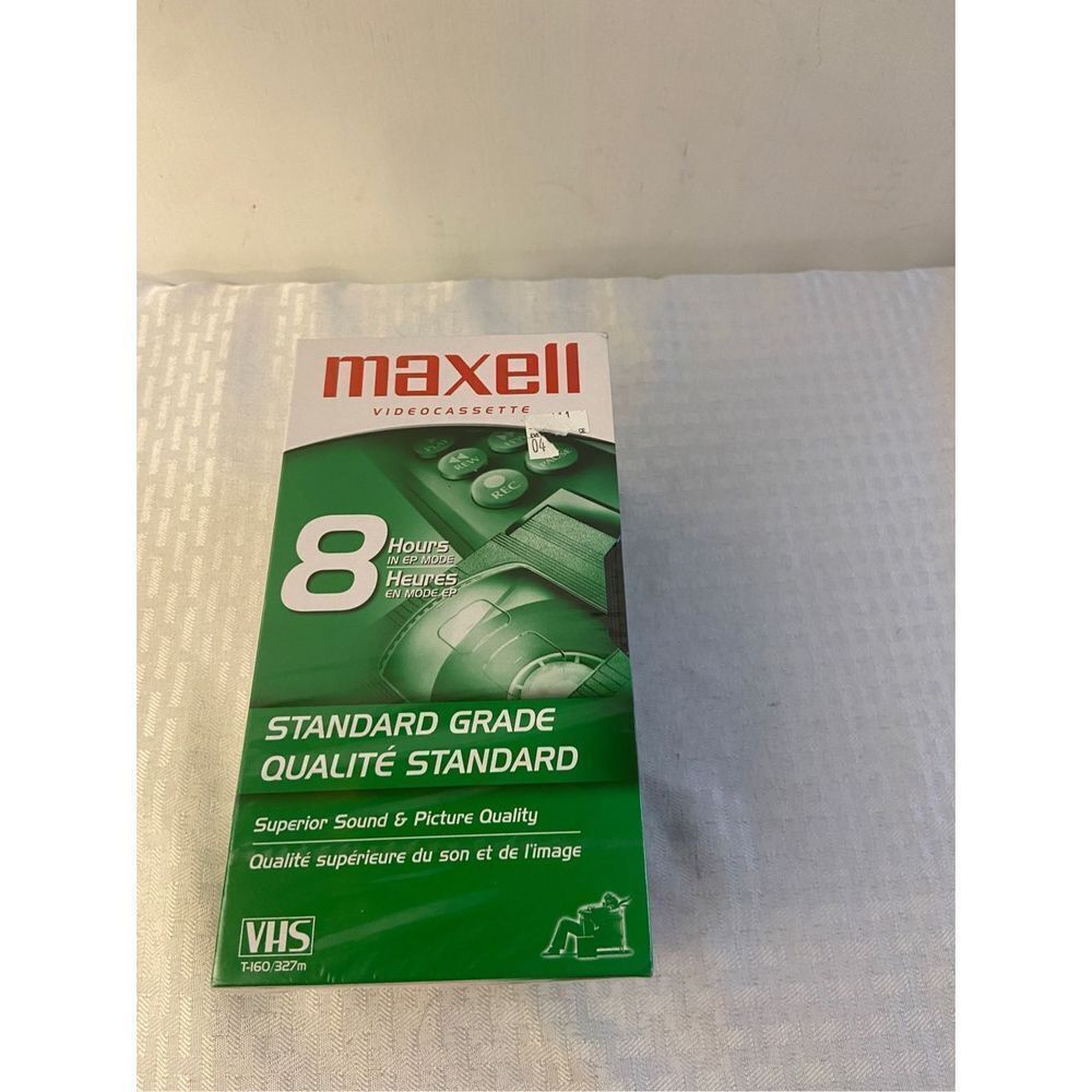 New‎ Maxell vhs tapes 4 pack 8 hours